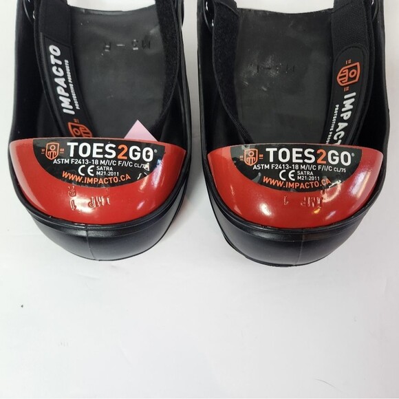 Impacto T2Gum Toes 2 Go Steel Toe Shoes NIB - Picture 1 of 10